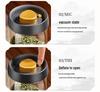 Стеклянная банка большой вместимости с вакуумной крышкой для кофейных зерен и чая
