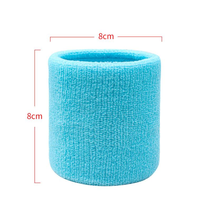 Cotton Wrist Support Band Sport Bracers Sweat Towel Cuff Tennis Wrist Guard Protector Strap Fitness Run Gym Sweatband