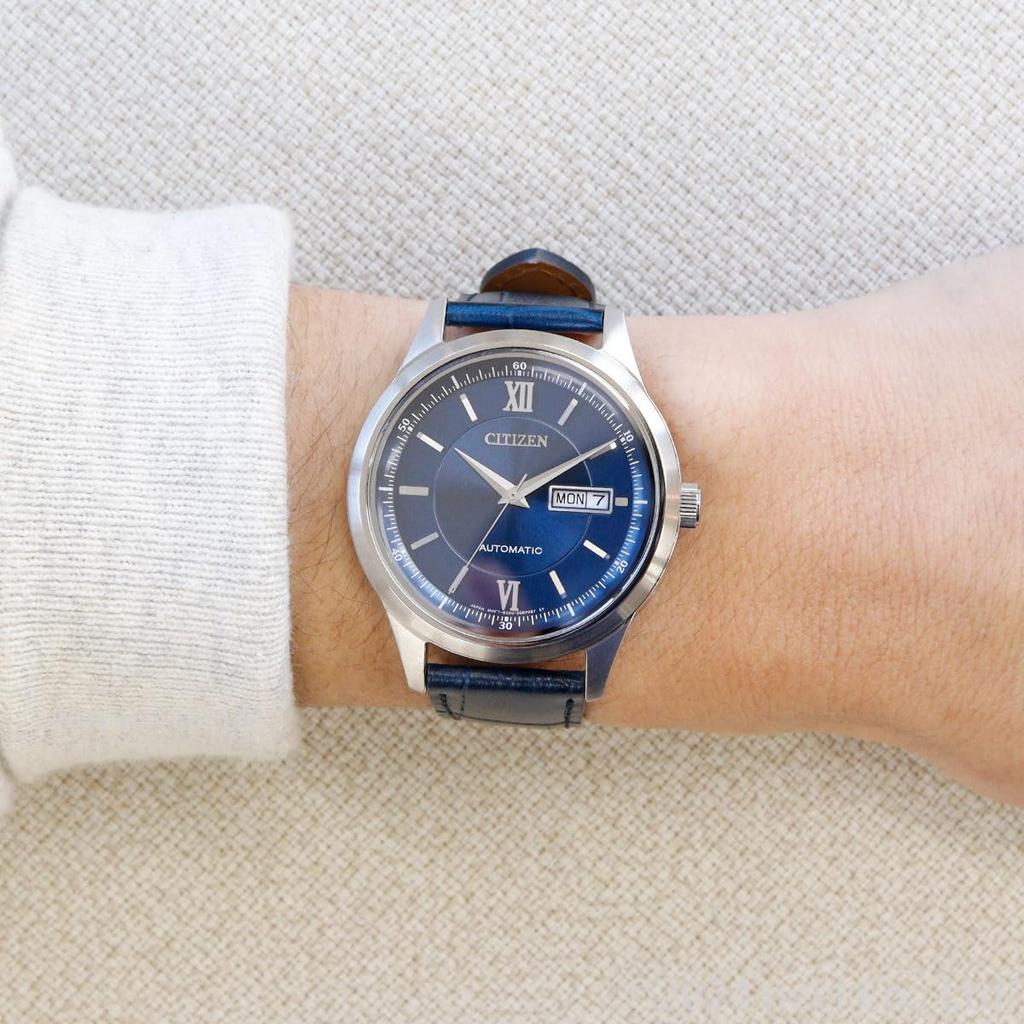 Mechanical Watch Day Date Mechanical Waterproof Gold Blue [Citizen] & NY4050-11L Men's