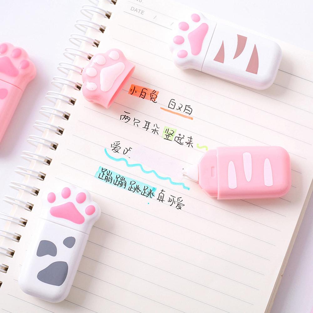 School Office Supply Stationery Correction Supplies Cat Claw Correction Tape White Out Corrector