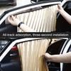 2Pcs Car Sunshade Wear Resistant Foldable Sun-proof Magnetic Track Design Auto Sun Visor