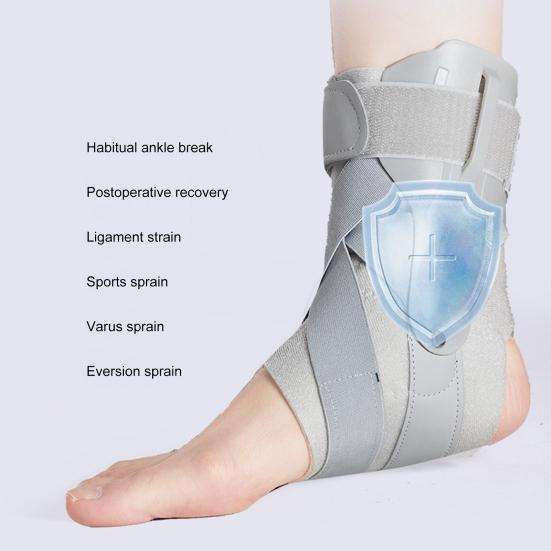 Бандаж для голеностопа с застежкой-липучкой Дышащий Облегчение боли Открытая пятка Надежная фиксация