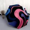 1pc Abstract Swirls Automatic Open/close Folding Umbrella, Compact Portable Travel Umbrella,Cute Umbrella, Durable Construction yy250804051