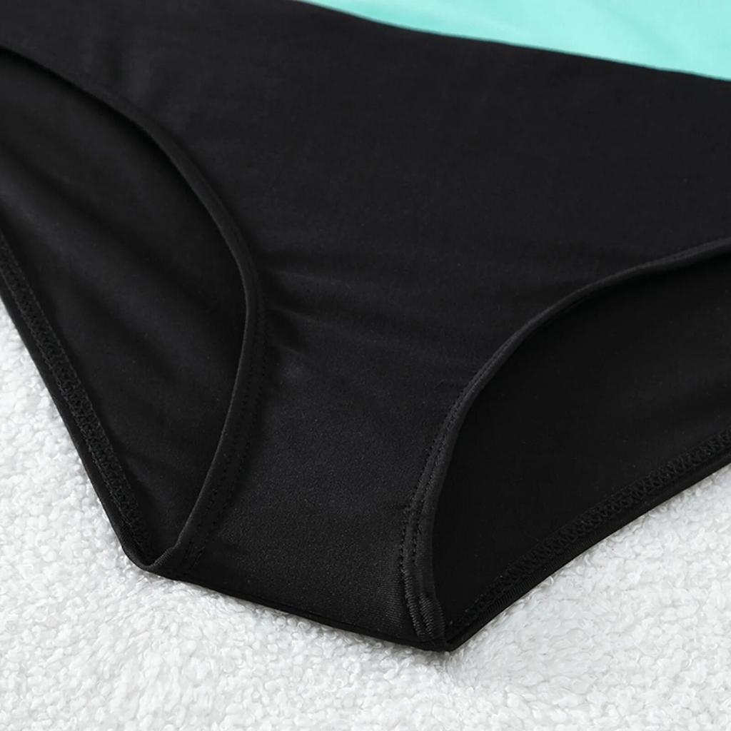 Женские купальники больших размеров, женский комплект из двух предметов с высокой талией, женский купальник, топы, средний винтажный купальник-бандо с принтом