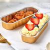 Long Gold Foil Thickened Disposable Pans Aluminum Foil Air Fryer Baking Tray Tin Foil Pans Box Grilling Tray Kitchen Accessories