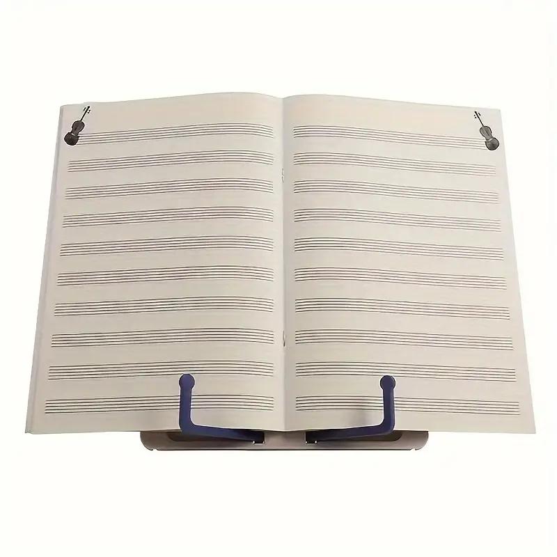 Универсальная регулируемая подставка для нот, Универсальная полка для чтения книг, Портативная полка для чтения книг, Для чтения и обучения