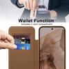 Роскошный кожаный бумажник с зажимом для карт, магнитный прозрачный чехол для телефона Google Pixel 9 Pro XL 8A 7A с покрытием, откидная крышка для беспроводной зарядки
