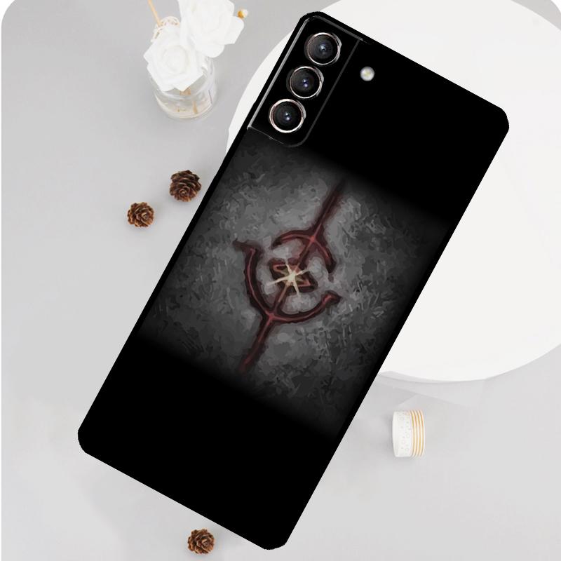 Чехол для телефона Bloodborne Runes для Samsung Galaxy S23 Ultra S21 S20 FE S9 S10 Plus Note 10 20 S22 Ultra Funda