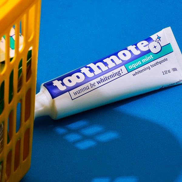 Отбеливающая зубная паста Toothnote со вкусом мяты, 100 г, 6 шт.