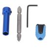 Hex Shank Screwdriver Bit Holder Alloy Steel Dual Sided Driver Bit Limit Stop L Wrench Set for Faste