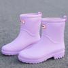 Shop   Women Middle Rain Boots Pastel Tone Won Wse Ssrb0022