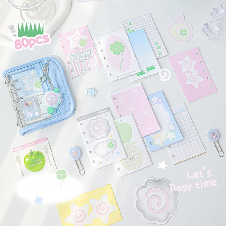 ПВХ тетрадь на 5 колецах с блоком для сменных листов 5-дырочный журнал-планировщик ПВХ тетрадь на 5 кольцах с кармашком для карт