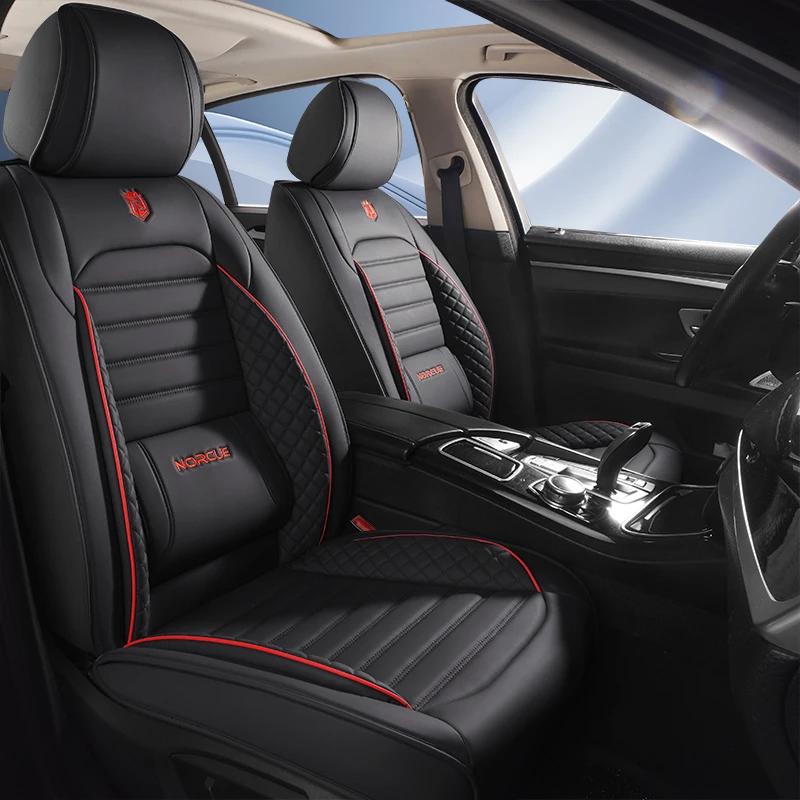 1 шт. Универсальный размер Чехол на сиденье автомобиля из ПУ кожи для Dacia Duster Renault Clio Fiat Panda Ypsilon Seat Arona Cors Автоаксессуары