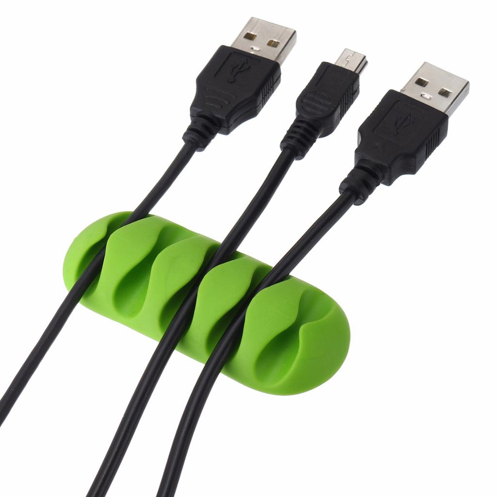 Проводной шнур Зажимы для проводов USB-держатель зарядного устройства Органайзер Настольный кабель для хранения