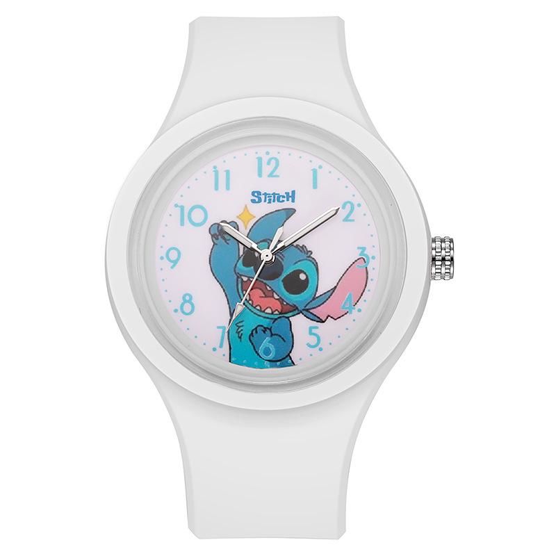 Cute Cartoon Silicone Watch - Candy Colors, Round Face - Perfect for Middle Schoolers