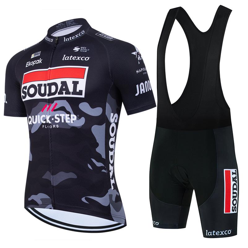 2025 SOUDAL Quick Step Велосипедные комплекты одежды Велосипедная одежда для MTB С короткими рукавами Велосипедная одежда Ropa Ciclismo Hombre Maillot