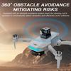 KF107 GPS Drone 4K Professional HD Dual Camera 5G WIFI With Screen 360°Obstacle Avoidance Brushless Foldable Quadcopter Dron Toy