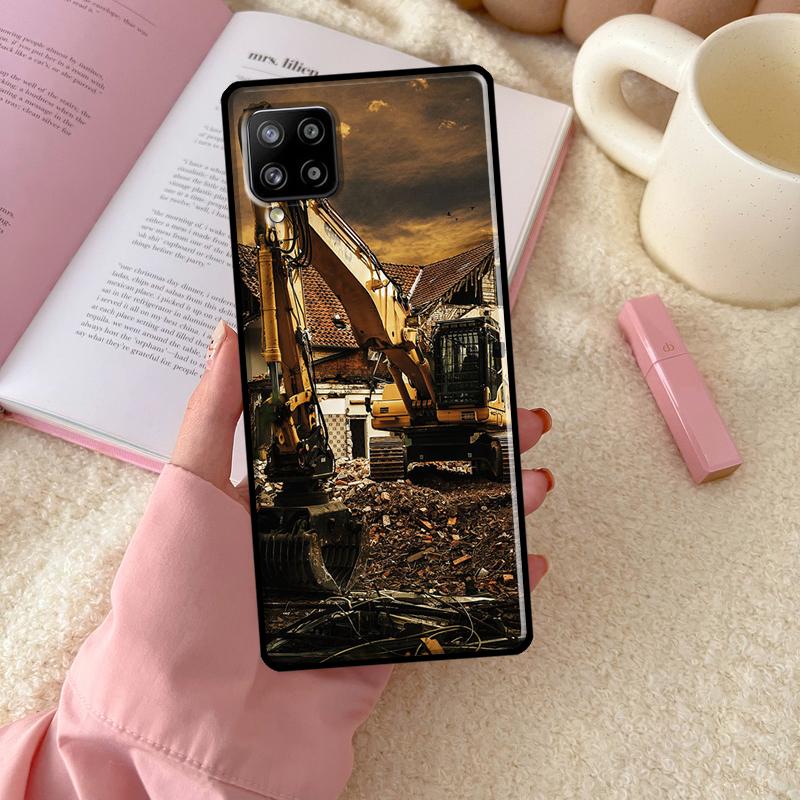 Чехол-экскаватор для Samsung Galaxy A54 A34 A14 A13 A12 A22 A32 A52 A72 A51 A71 A53 A52S Задняя крышка