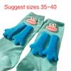 1 Pair Cotton Crew Dress Socks Simple Ankle Socks Trendy Bootie Socks Cartoon Doll Calf Socks for Womens Streetwear