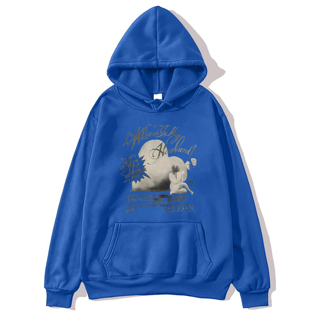 Где мой муж! Raye Однотонные худи с графикой Харадзюку Винтажные свитшоты Женские Мужские Флисовые с длинным рукавом