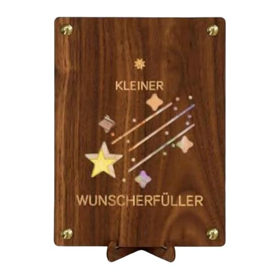 Wooden Money Holder Money Envelope with Hollow-out Pattern Cash Holder Wedding Cash Gift Holder for Christmas Birthday Graduation Festival