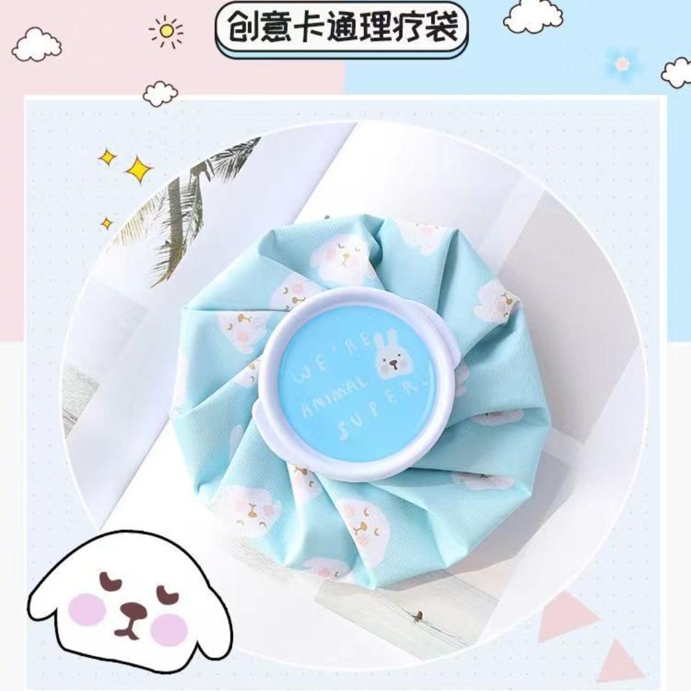 Мультяшный пакет со льдом из ткани, заполняющий воду, многоразовые симпатичные пакеты для холодной и горячей терапии, физиотерапевтические упражнения, физический охлаждающий пакет со льдом