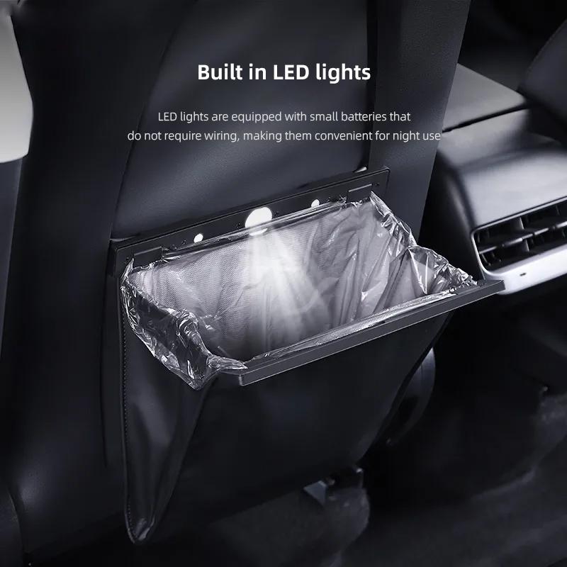 Car Rear Seat Trash Garbage Bag Storage Bag For Citroen C4 C3 C5 AIRCROSS C5X e-C4 X e-C3 C-Crosser C-Elysee C1 Berlingo C6 C2 CD0