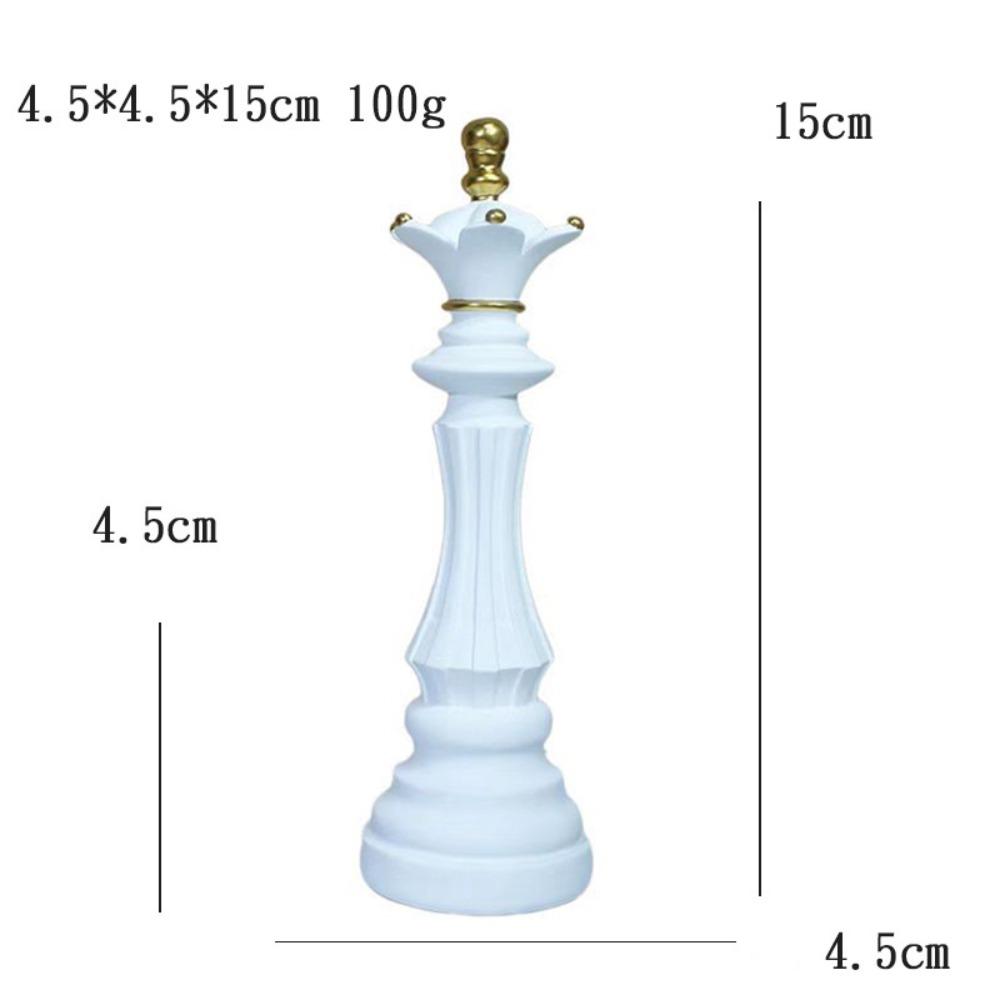 Collection Objects International Chess Ornaments Resin Chess Games Statue  Home Decor