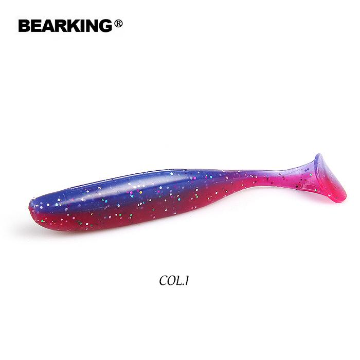 BEARKING Shiner 75 мм 2 г 16 шт./пакет рыболовные приманки мягкие приманки искусственные приманки снасти джеркбейты для щуки и окуня