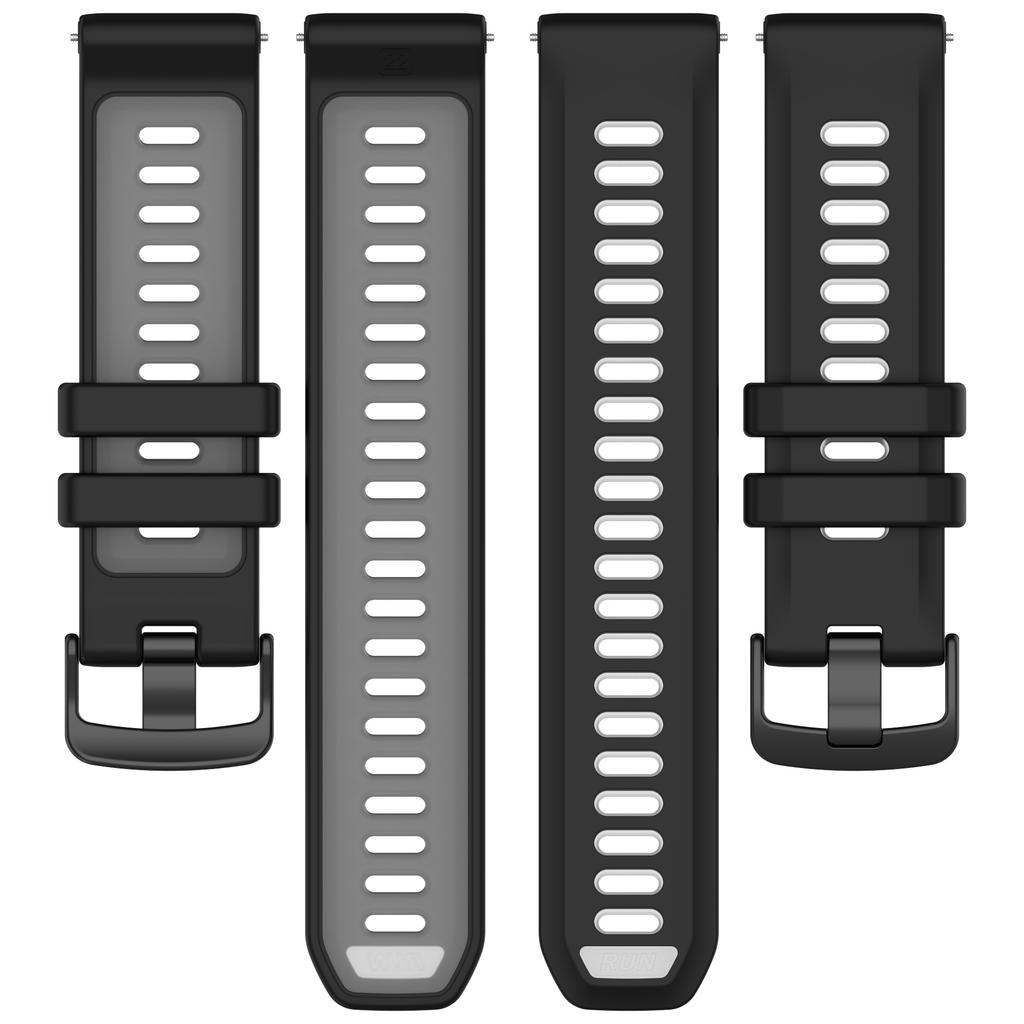 Двухцветный силиконовый ремешок для часов Garmin Forerunner 970 965 955 945 935 745 Браслет Спортивный ремешок Браслет Аксессуары