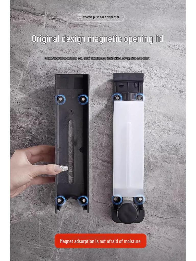 Настенный дозатор мыла и шампуня для ванной комнаты