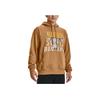 Under Armour Project Rock Johnson Series Training Спортивная флисовая толстовка с принтом Мужские топы Винтаж-коричневый 1367036-277