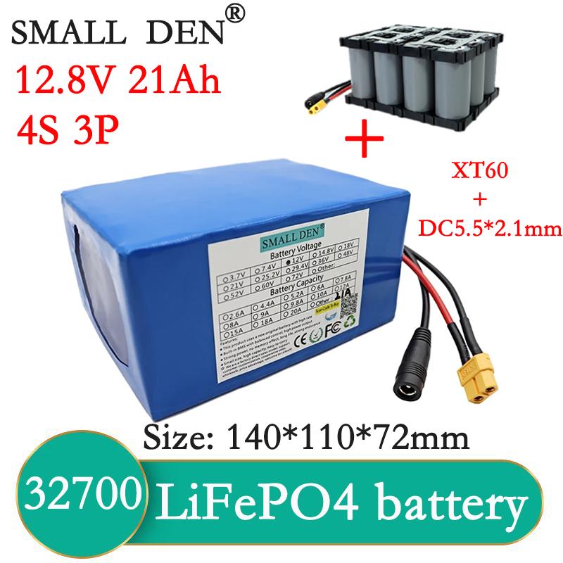 Аккумулятор LiFePO4 12 В 14 Ач 14 Ач 21 Ач 28 Ач 35 Ач Высокоемкостный 4S-32700 с BMS для уличного солнечного источника питания игрушечных машинок