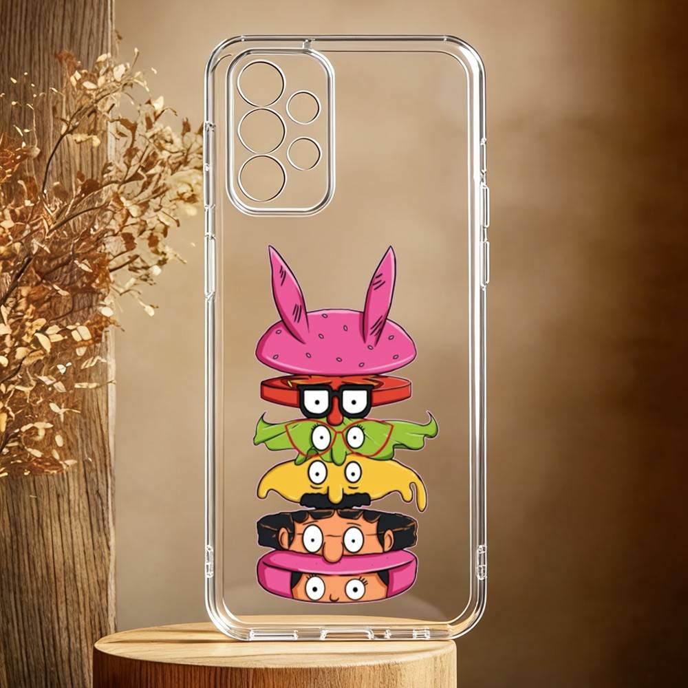 Чехол для телефона B-Bob's B-Burgers-RS для Samsung Galaxy A71, A70, A52, A51, A40, A30 Прозрачная крышка