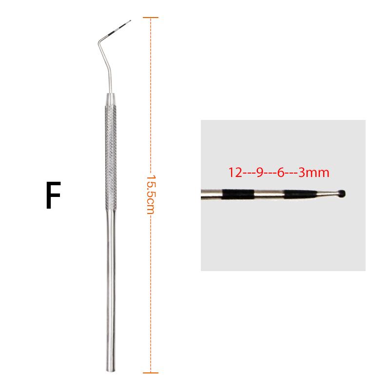 1 шт. стоматологический пародонтальный зонд из нержавеющей стали со скалером Explorer, инструмент, эндодонтическое оборудование, материал зонда
