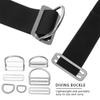 D Ring Weight Belt Freediving D Ring Belt Belts Retainer Weight Belt Keeper Diving Belt D Ring