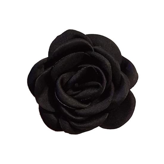 Брошь-булавка с 3D-дизайном цветка, тканевая, универсальная, модный аксессуар