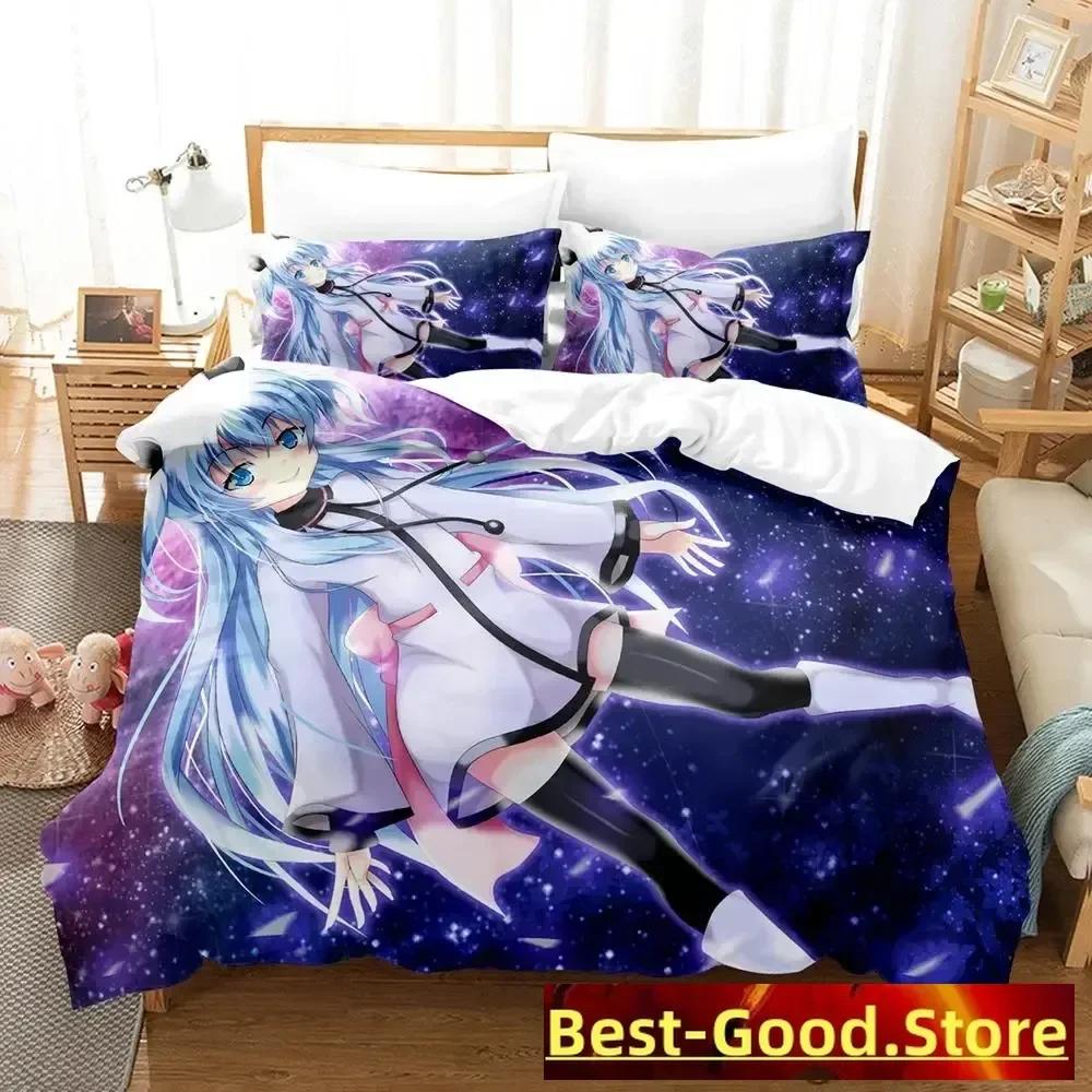 Новый комплект постельного белья Sora No Method Celestial Method Single Twin Full Queen King Size Bed Set Adult Kid Bedroom Duvetcover Sets Anime