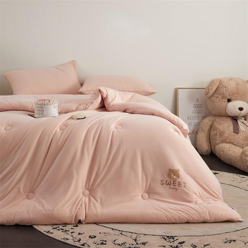 Плед JieLiYa Класса А, вязаный, из хлопка и сои