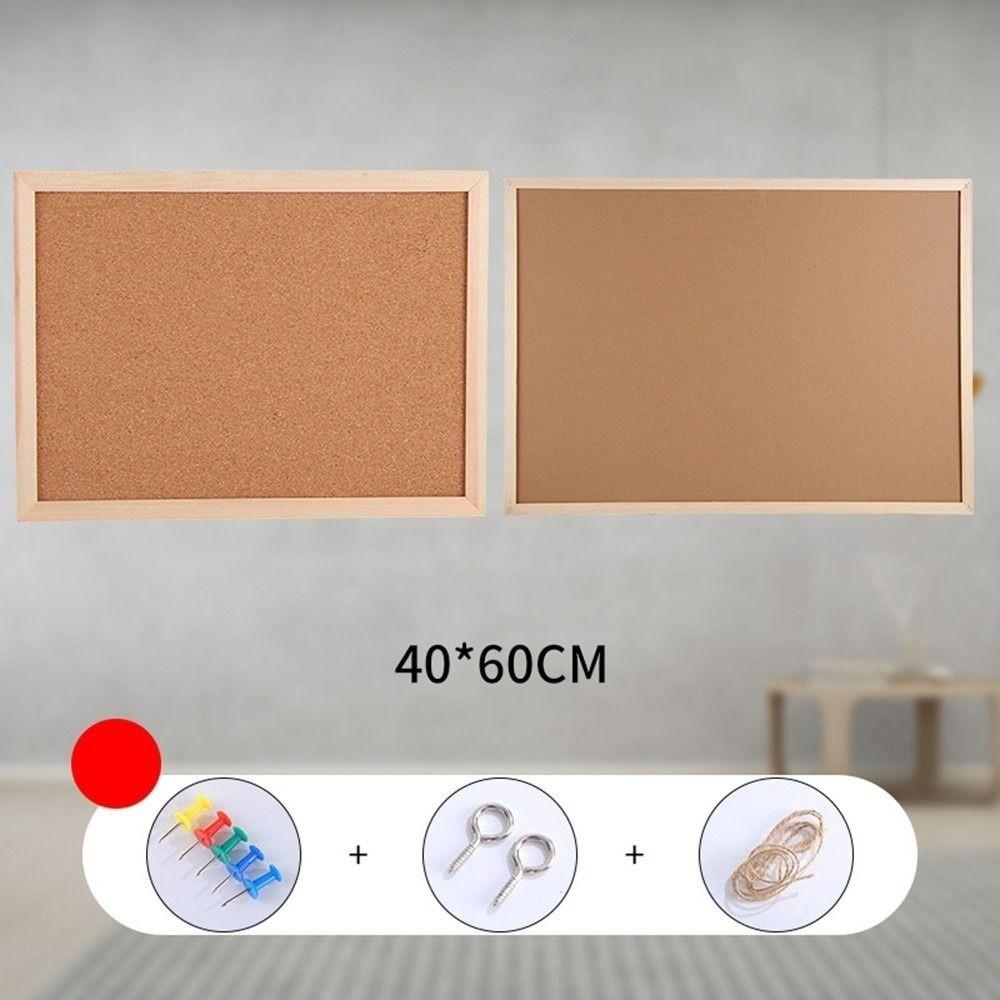 DIY Cork Board Wood Photo Background Pictures Wall Plate Letter Message Boards