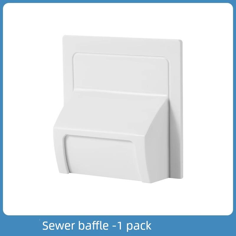 Side Drain Sewer Baffle Toilet Kitchen Seamless Adhesive Drain Floor Drain Anti-Odor Anti Mosquito Isolation Cover
