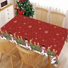 Christmas Tablecloth Snowman Table Cover Christmas Decorations for Home 2026 Navidad Noel New Year 2026 Gifts Dining Table Decor