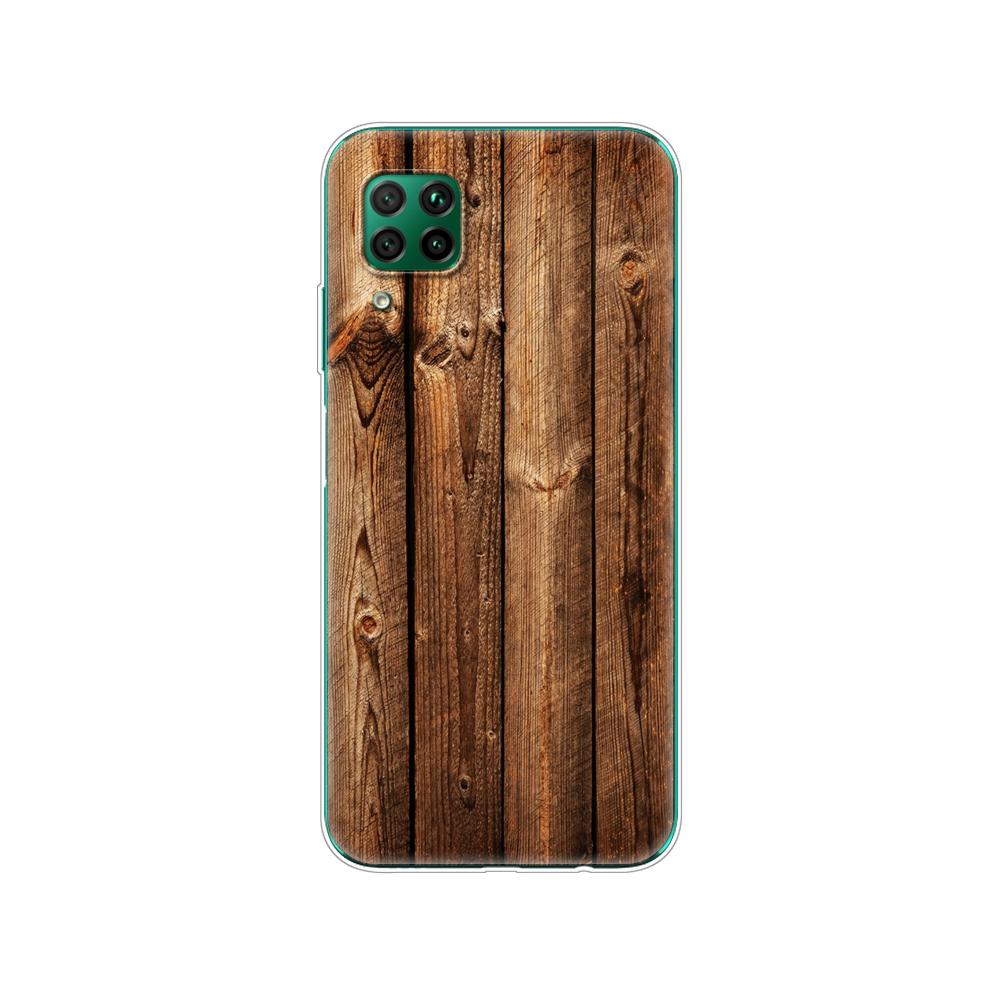 Case For Huawei P40 Lite E P40 Pro P Smart 2020 Cover For Huawei Y5P Y6P Y7P Y8P Y6S Y8S Y9S NOVA 5T Case Texture Wood Style
