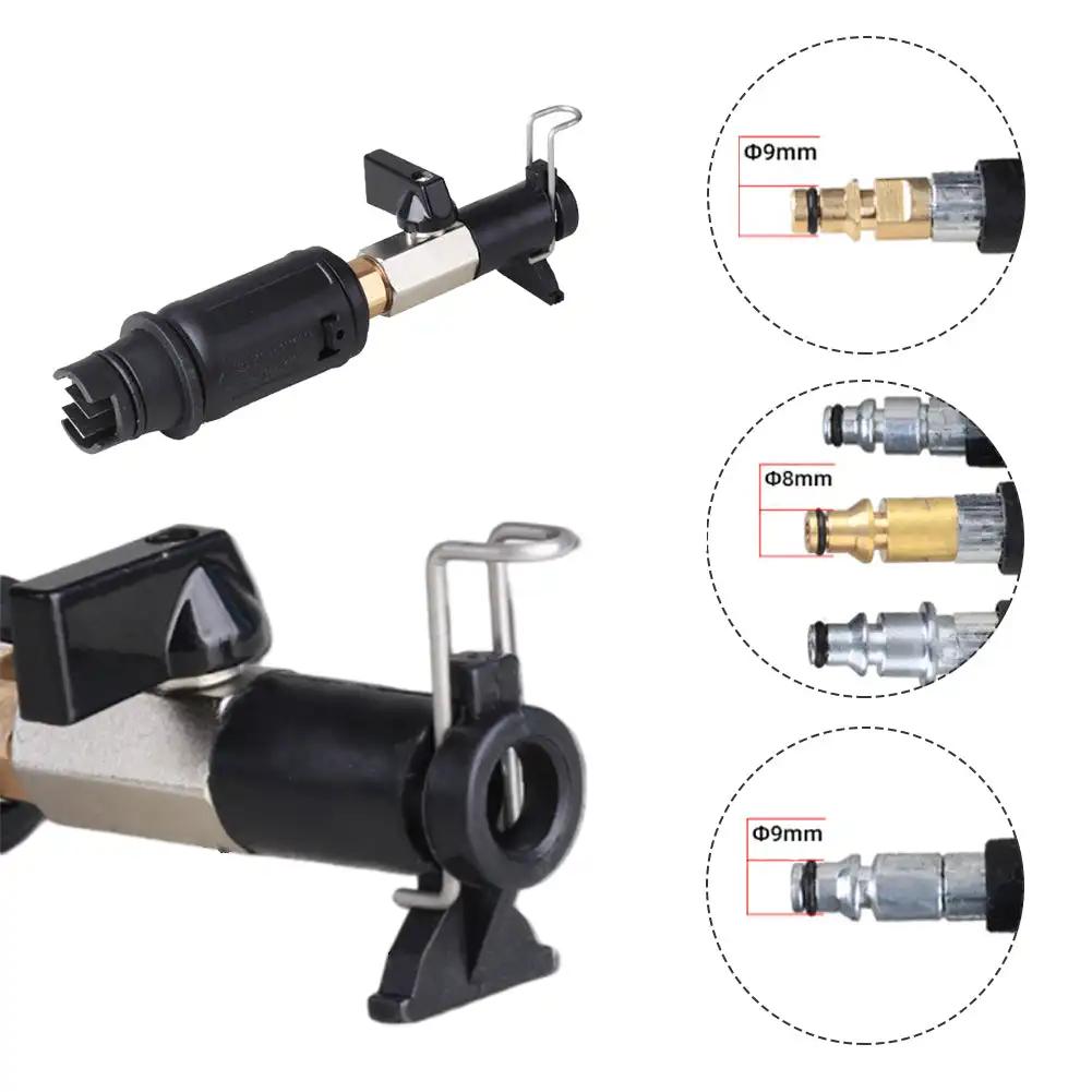Распылитель для мойки высокого давления с быстроразъемным соединением, регулируемый угол 3000 фунтов на кв. дюйм для соединителя Krcher 8/9 мм, насадка для мойки автомобиля