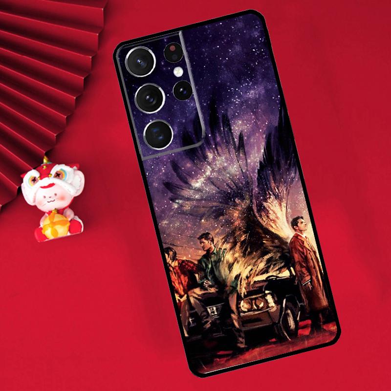 Чехол Angel Castiel Supernatural для Samsung Galaxy S26 S25 S24 Ultra S21 S20 S22 S23 Ultra S10 Plus S25 FE Чехол Funda