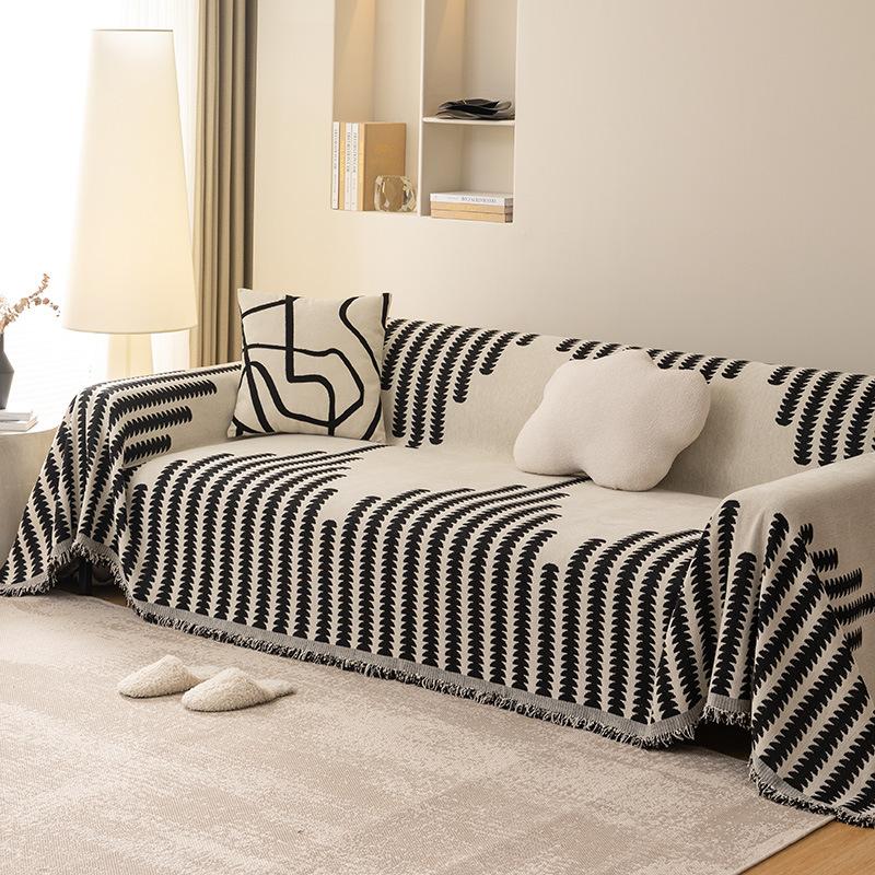 Простой чехол для дивана из синели в скандинавском стиле, полностью покрытый чехол для дивана на четыре сезона, универсальное полотенце для дивана, не царапающий чехол для дивана, подушка для дивана