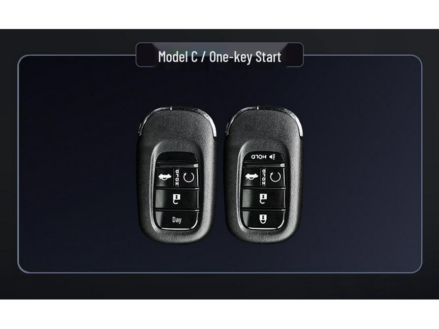 Чехол для ключа Honda, совместимый с моделями CRV, Civic, Accord, XRV, Vezel, Avancier, Breeze, UR-V и Spirior