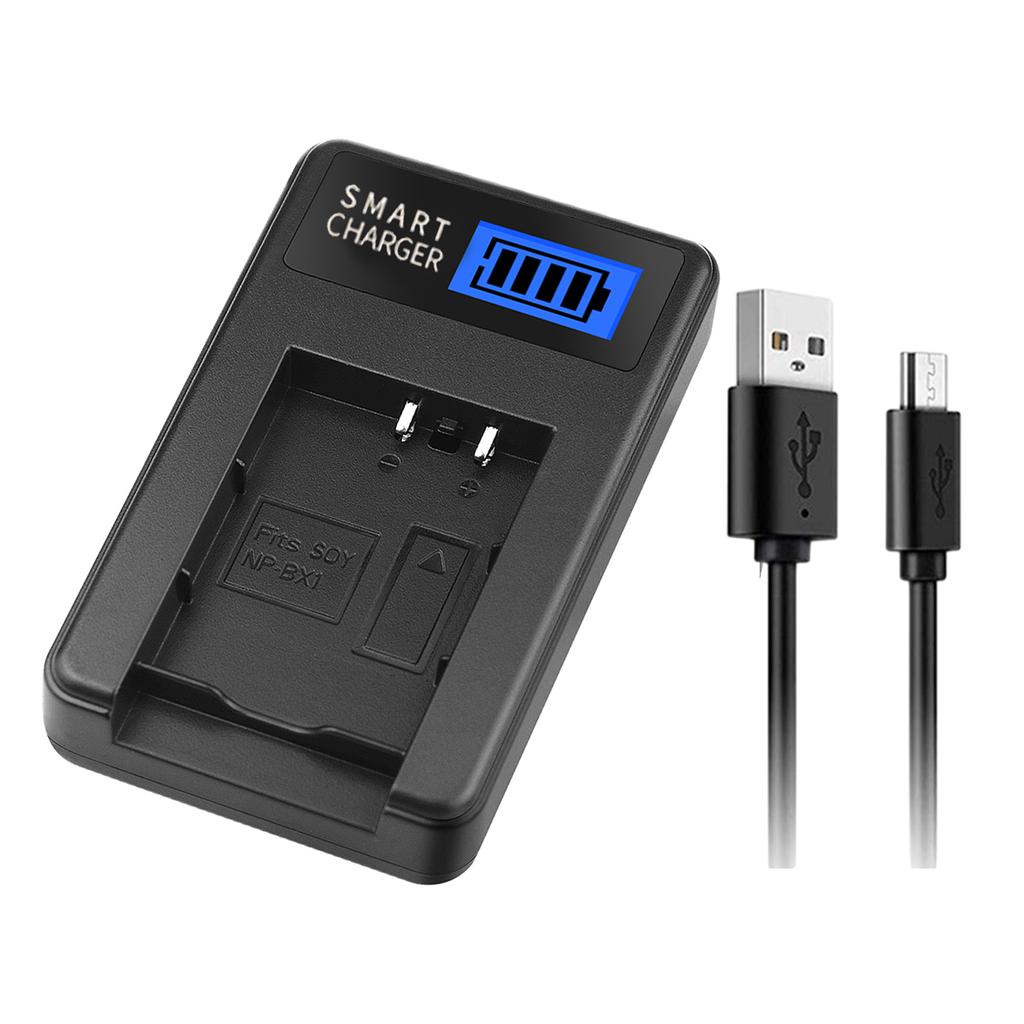 USB-зарядное устройство для камер Sony Cyber-shot DSCRX100/DSCRX100II /DSCRX100III/DSCHX90V/DSCWX350 Простое в использовании и защитное