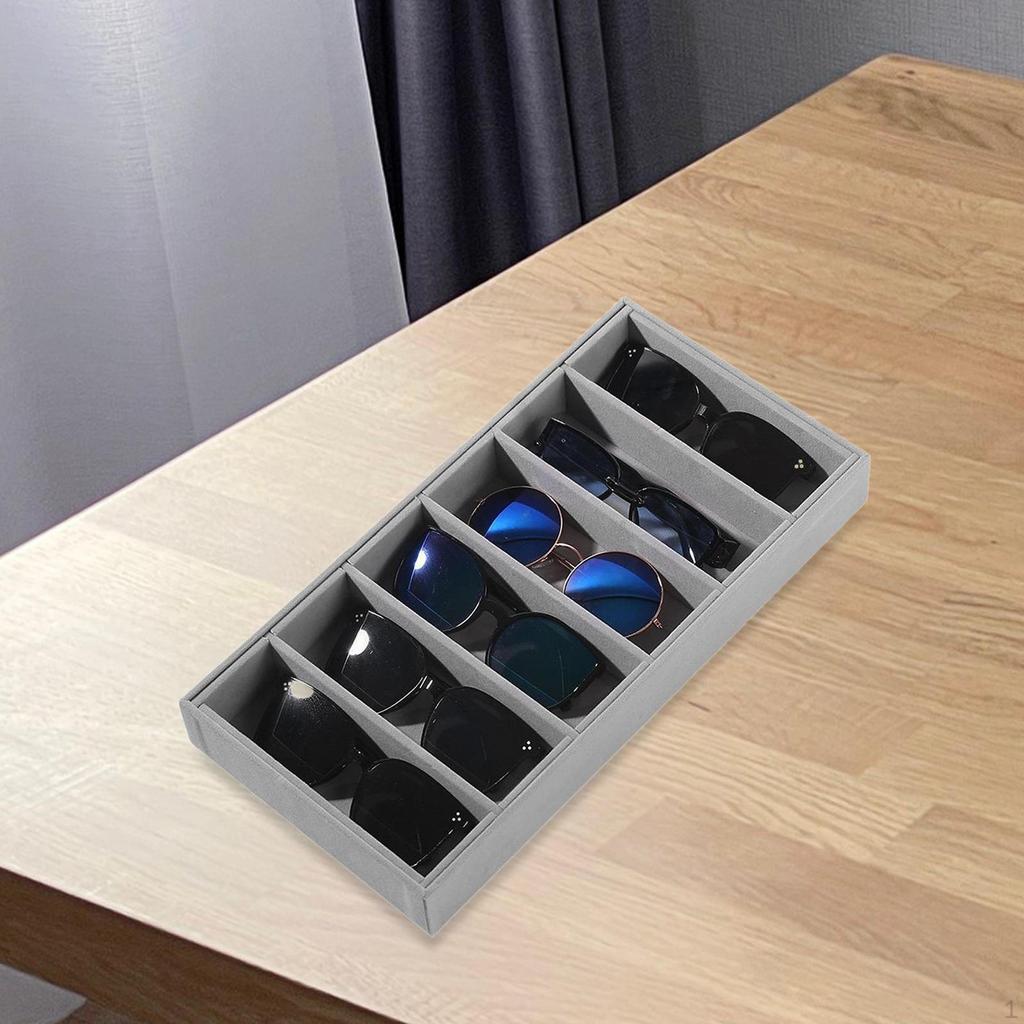 Коробка для хранения очков для солнцезащитных очков и очков, витрина с держателем для ювелирных изделий