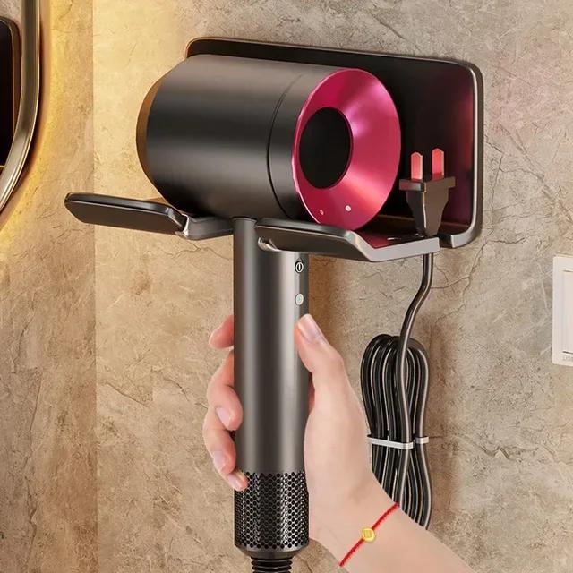 For Dyson Hair Curler Storage Rack Holder Hair Dryer Shelf Hairs Styler Holder Wall Hanging No-Punch Shelf Bathroom Accessorie
